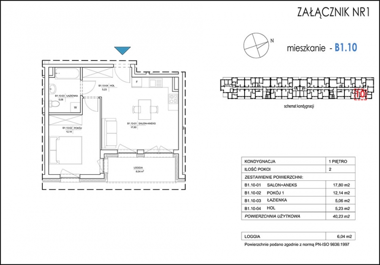 Apartament nr. B1.10